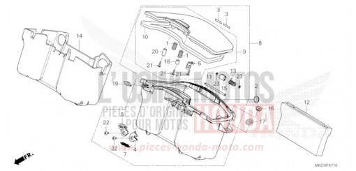 POCHE CENTRALE GL1800BDM de 2021